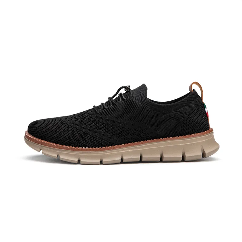 QEVV X9X No-Tie Oxford Shoes