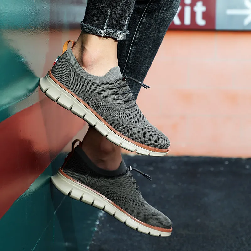 QEVV X9X No-Tie Oxford Shoes