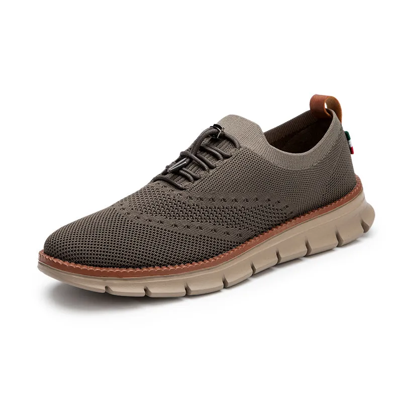 QEVV X9X No-Tie Oxford Shoes