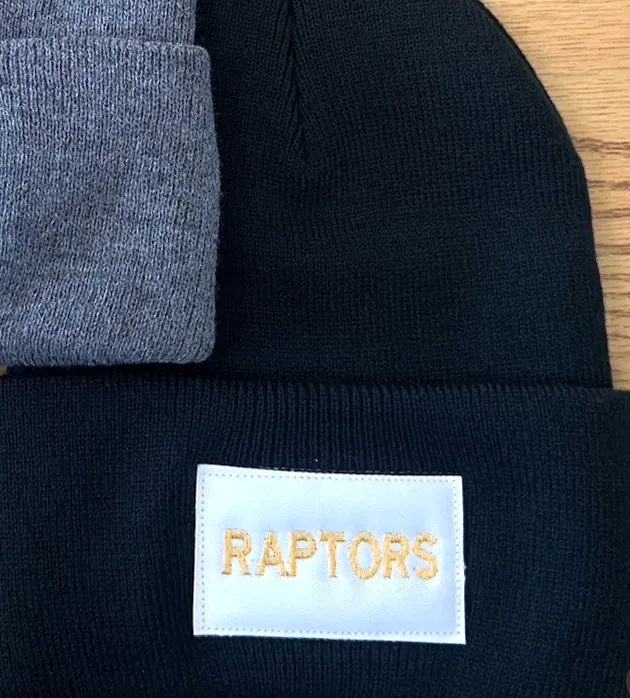 Raptors Patch Beanie