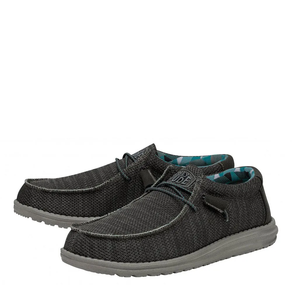 Scarpe Uomo HEY DUDE linea Wally Sox colore Charcoal
