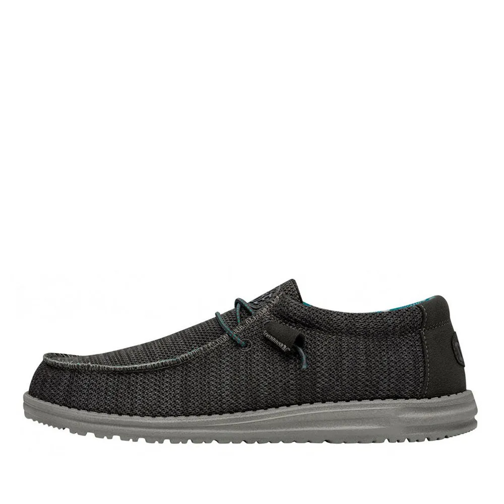 Scarpe Uomo HEY DUDE linea Wally Sox colore Charcoal