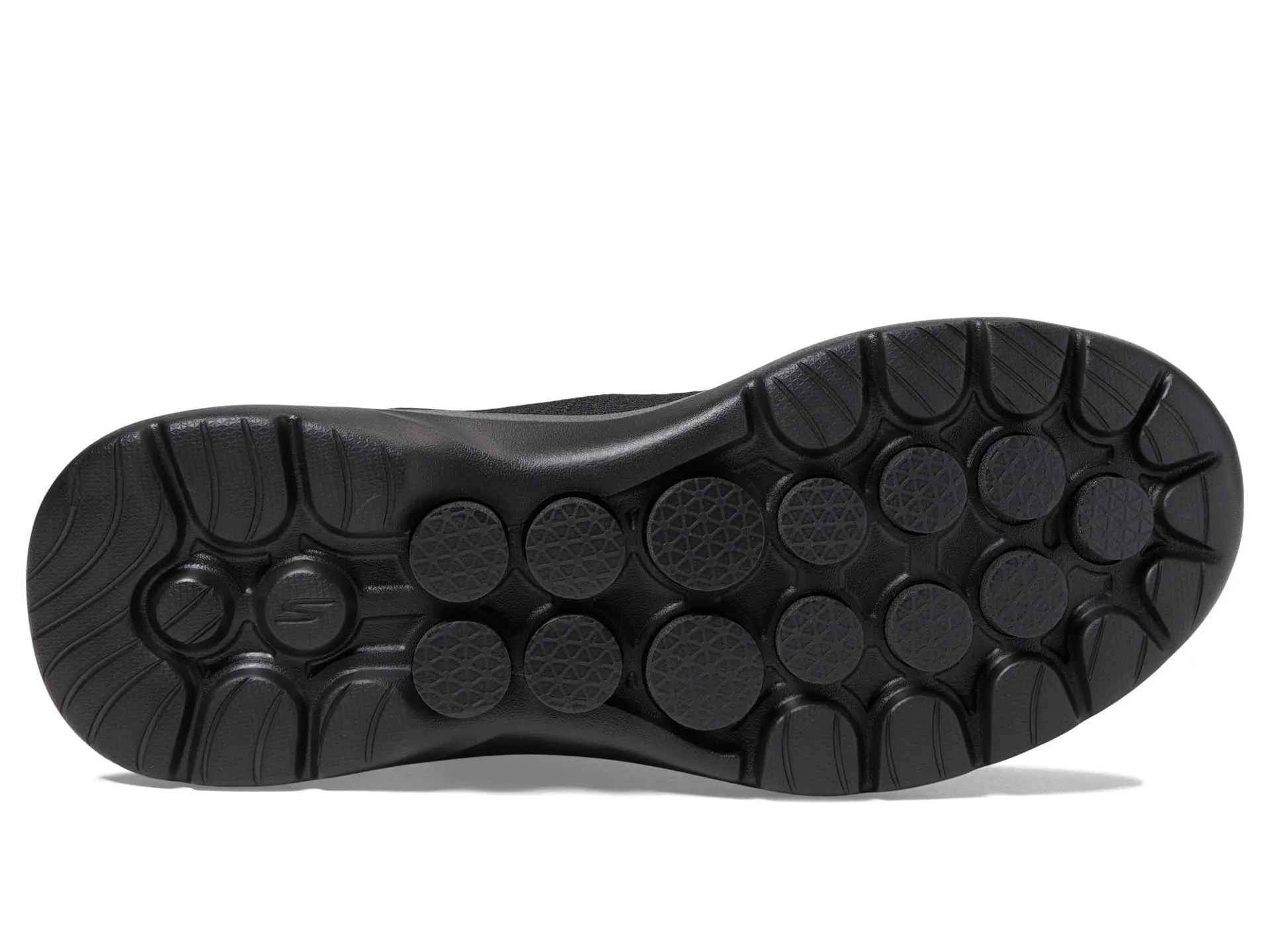 Skechers Men's Gowalk 6 Slip-Ins-Athletic Slip-On Walking Shoes | Casual Sneakers with Memory Foam, Black, 9