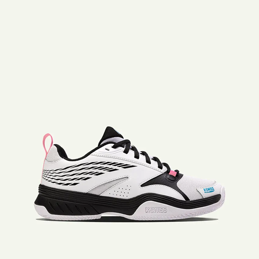 SPEEDEx Padel Men's Shoes - White/Black/Aquarius