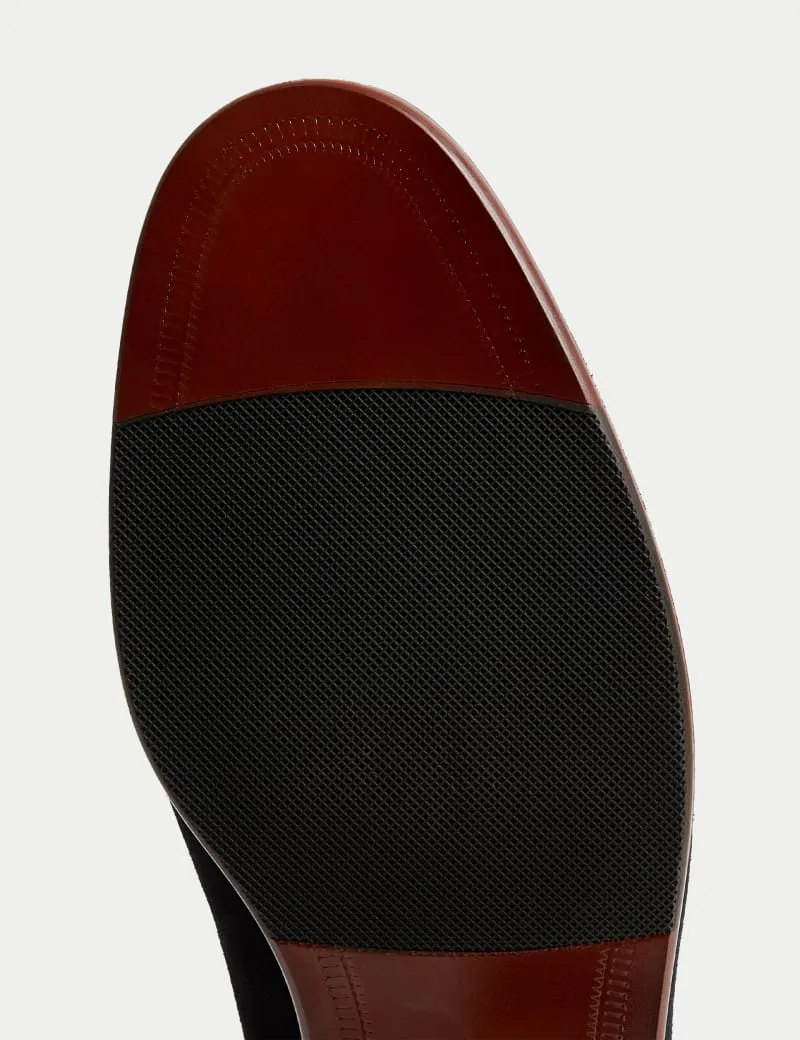 Suede Slip-On Loafers