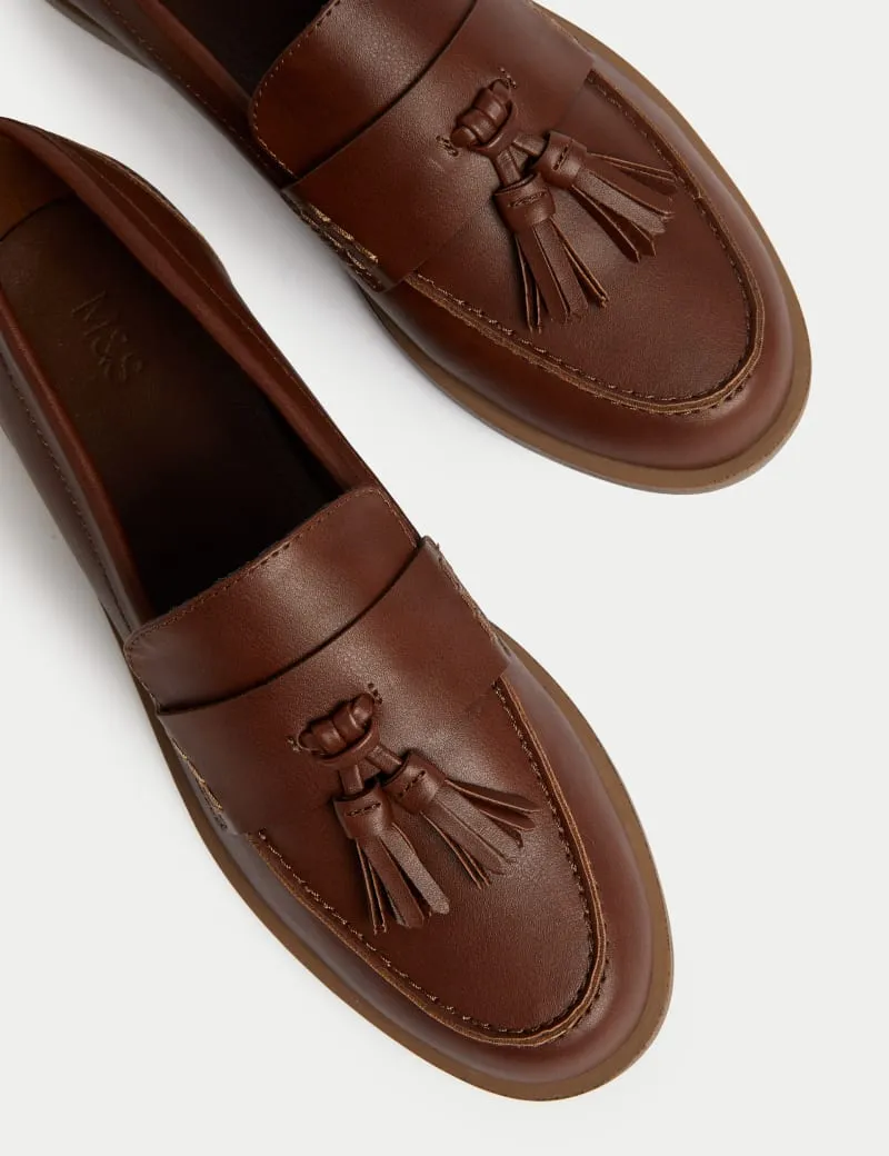 Tassel Block Heel Loafer