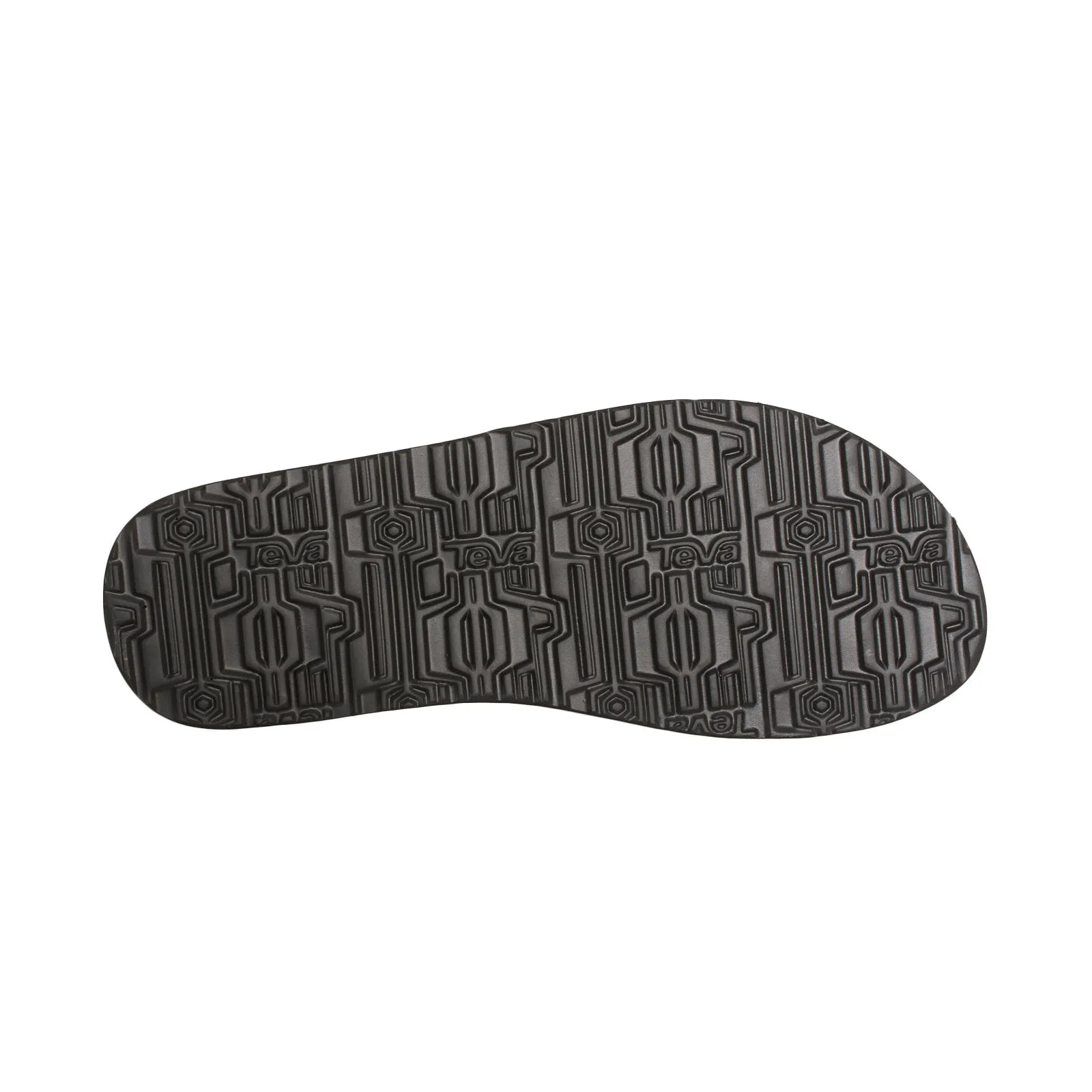 Teva Original Mush Stamps Black Flip Flops - Men's
