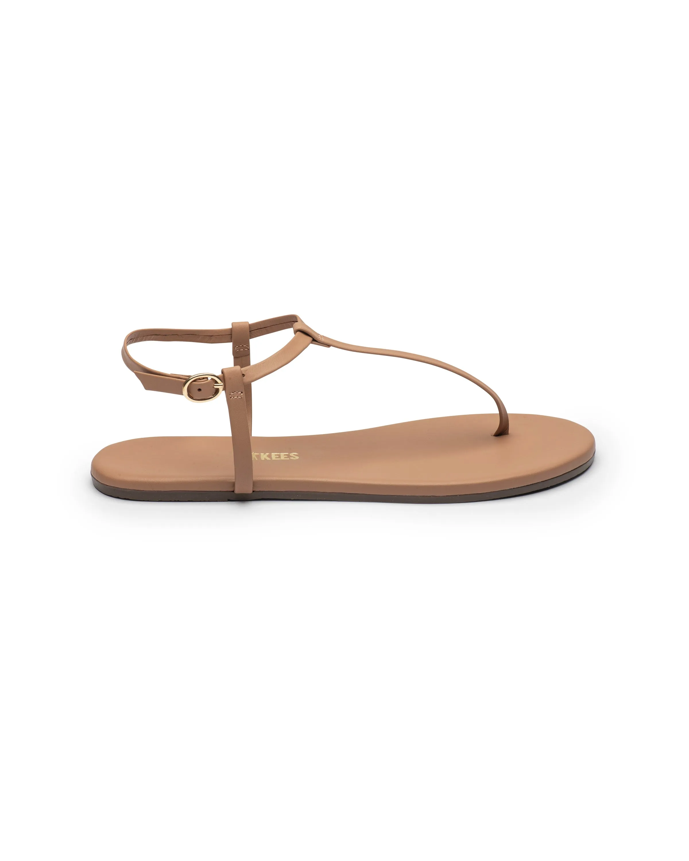 Tkees Mariana flip-flops from brazilian leather in Cocobutter