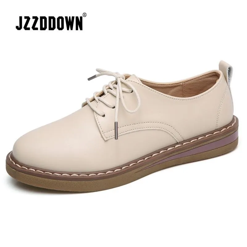 women oxford shoes warming fur women's genuine leather shoes Large Size Ladies loafers
