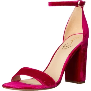 Yaro Velvet Block Heels